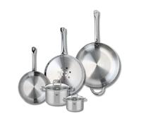 Elo Batterie de cuisine 3 poêles 24/28/32 cm et 2 faitouts 12/16 cm