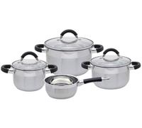 ELO Black Steam Set de 4 casseroles, acier inoxydable ELO BASIC 50904