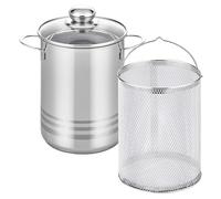 Cuiseur à asperges inox avec couvercle 4 litres Elo Brillant Gris G
