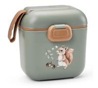 Elodie Details Boîte à Lunch pour Enfants, Bento Sans BPA avec Compartiments et Fourchette | Passe au Lave-Vaisselle & Micro-ondes | Boîte à Goûter École & Crèche - 800ml,Chipmunk Darling