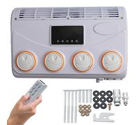ELOMAS Climatiseur 12V/24V pour Camping-Car, Ensemble Évaporateur, Ventilateur de Toit, Mini Climatiseur pour Voiture, Caravane, Camion