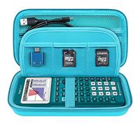 Elonbo Texas Instruments TI-84 Plus CE/TI-84 Plus/TI-83 Plus CE/Casio fx-9750GII Couleur Calculatrice Graphique étui de Transport, Vert
