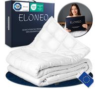 ELONEO Couverture Lestée 135x200 cm 7 kg, certifiée TÜV et Oeko-Tex, Couverture pondérée en Coton 100%