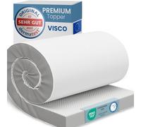 ELONEO Surmatelas à mémoire de Forme 180x200 cm, surmatelas avec Effet mémoire de Forme, 8 cm de Hauteur, surmatelas pour lit et lit boxspring avec Housse en Mesh Respirant et Sangles d’Angle