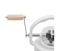 Elprico Baratte à Beurre, Machine à Beurre Manuelle à Manivelle de 1500 Ml, Pot en Verre avec Palette en Acier Inoxydable, Facile à Utiliser et à Nettoyer, Parfait pour le Plaisir de la