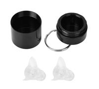 Elprico Bouchons D'oreilles Haute fidélité pour Réduction du Bruit et Protection Auditive Lors de Concerts et Festivals, Matériau en Silicone Souple, 1 Paire (clair)