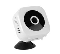 Elprico Caméras WiFi pour la sécurité à Domicile, Caméra de sécurité Intérieure 1080P 2,4 GHz, Conversation Bidirectionnelle, Enregistrement Continu 24h/24 et 7j/7 avec Application (White)