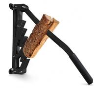 Elprico Fendeur de Buche Manuel Mural, fendeuse de Bois Amovible en Acier à Haute teneur en Carbone, fendeuse de bûches puissante pour des Feux Rapides, pour Camping,arbecue,Pique Nique (Black)