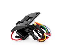 Elprico Panneau de Commande de Pompe de Cale 12V 24V avec Alarme 85dB, | Commande d\'arrêt automatique et manuelle, protection par fusible 20 A intégrée, boîtier ABS étanche IP66, joint