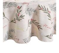 Elrene Farmhouse Living Nappe Ovale à Carreaux de Buffle Multicolore 152,4 x 213,4 cm