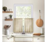 Elrene Home Fashions Cameron Lot de 2 Rideaux en Lin 76,2 x 61 cm chacun