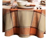 Elrene Home Fashions Nappe Jacquard Motif récolte automnale Ovale 152,4 x 213,4 cm