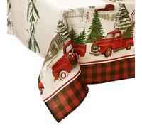 Elrene Home Fashions Nappe Vintage Motif Sapin de Noël et Ferme