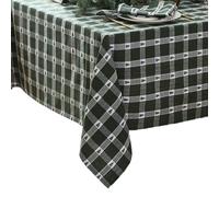 Elrene Home Fashions Sherwood Tree Dobby Nappe rectangulaire en Coton pour Noël/Vacances, 152,4 x 304,8 cm, Vert
