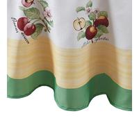 Elrene Home Fashions Villeroy & Boch Nappe Ronde résistante aux Taches et à l'eau Motif Jardin français 178 x 177,8 cm