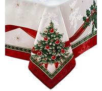 Elrene Home Fashions Villeroy & Boch Toy's Delight Nappe en Tissu de Noël, décoration de Table de Vacances, 152,4 x 259,1 cm, rectangulaire