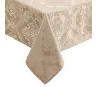 Elrene Nappe damassée, Polyester, Taupe, 60" x 84" Oblong