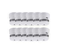 Elro 2002 023 cavius lot de 12 mini-design de 10 détecteurs de fumée, photoelektrisch 2002 023 12, la norme eN 14604