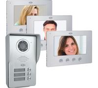 Sonnette de porte avec caméra Full HD vision nocturne, interphone vidéo triplex