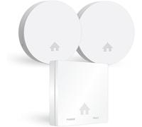 ELRO FF4610 Kit anti-incendie design - 2X Détecteur de fumée ultra-plat & Détecteur de monoxyde de carbone ultra-plat avec pile de 10 ans - Conforme à la norme européenne EN14604 et EN50291, 3 pièces