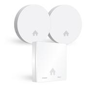 Elro Kit anti-incendie design FF4610 - 2x détecteurs de fumée ultra-plats + CO, pile 10 ans