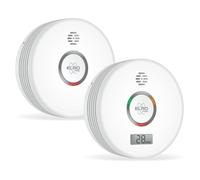 ELRO FF4910 PRO Kit anti-incendie - Détecteur de fumée & détecteur de monoxyde de carbone avec pile de 10 ans