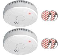 Elro Détecteur de fumée FS1805 Kit 2 pièces montage magnétique batterie 5 ans conforme EN14604