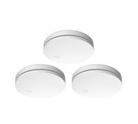 ELRO FS4610 | Détecteur de fumée 3 pièces | Le Détecteur de Fumée Le Plus Fin du Monde | Batterie 10 Ans | Conforme à la Norme Européenne EN14604 | Blanc | 3 Pièces