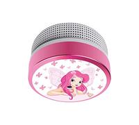ELRO FS8110 Enfants Détecteur de fumée - Princesse Elfique Design - Spécialement pour la pépinière - avec 10 Ans de Batterie - Conforme à la Norme EN14604-1 pièce - Rose