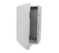 ELS Elektrotechnika Armoire de commande - Boîtier industriel IP65 - Plaque de montage galvanisée - Verrouillage - Porte avec joint périphérique - Boîtier mural - Boîtier vide en plastique ABS - 430 x