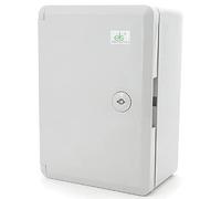 ELS Elektrotechnika Armoire de commande industrielle IP65 - Plaque de montage galvanisée - Verrouillage - Porte avec joint sur tout le pourtour - Boîtier mural - Boîtier vide en plastique ABS -