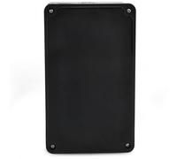 ELS Elektrotechnika Boîte de jonction étanche IP65 - 215 x 128 x 79 mm - Boîtier en plastique ABS - Boîte de jonction pour installation électrique - Boîtier de distribution - Boîtier en saillie - Noir