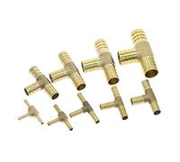 ELSAIL Raccord de Tuyau en Laiton en Forme de T 4mm 6mm 8mm 10mm 12mm 16mm 3 Voies Tube de Tuyau en Laiton Adaptateur de connecteur de couplage barbelé (Size : OD 8mm-5mm-8mm)