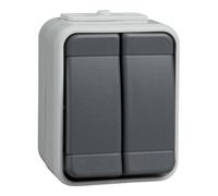 elso Elso Double bouton lg/dg 10A AquaTop 442509 Quantité:1