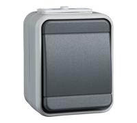 Schneider Electric Elso Interrupteur universel AP44 441609 IP44 10 A Gris basalte