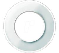 ELSO WDE011406 - Cadre en verre, simple, blanc, rond, Renova, Design rétro