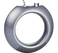 ELSO WDE011441 - Cadre fin, effet argenté, rond, rénovation, design rétro