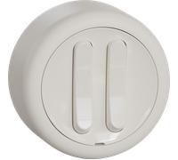ELSO WDE015816 - Interrupteur série, apparent complet, blanc, rond, Renova