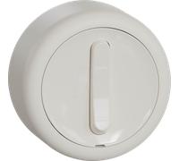 ELSO WDE015831 - Interrupteur permutateur, apparent complet, blanc, rond, Renova