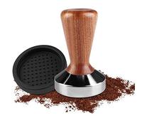 Elsrantor Tamper à café,Tampon à café,Espresso Tamper,Tasseur Presse à Café en INOX avec Coussin Silicone,Set de tampons à café design,Tasseur Presse à Café