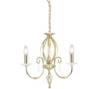 Elstead Lighting Aegean lampe suspendue 3x60 W laiton AG3-POL-BRASS