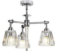 Elstead Lighting Agatha lampe suspendue 4x3 W chrome BATH-AGATHA3P-PC