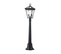 Quintiesse Alford Place lampadaire extérieur 2x40 W noir QN-ALFORD-PLACE-4B-S-MB