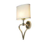 Elstead Lighting Falmouth applique murale 2x3 W blanc-doré BATH-FALMOUTH-FG