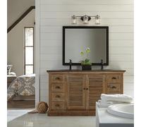 Elstead Lighting Ashland Bay Applique murale à 3 sources lumineuses, QN-ASHLANDBAY3-PC-BATH,