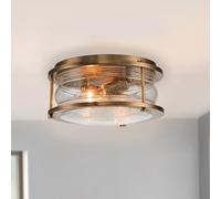 Elstead Lighting Ashland Bay Plafonnier, E27, QN-ASHLANDBAY-F-NBR-BATH,