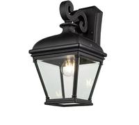 Elstead Lighting Applique murale extérieure Bayview (BAYVIEW-2L-BK) – IP44, E27, 1x60 W – Noir