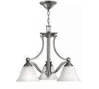 Elstead Lighting Bolla lampe suspendue 3x60 W nickel HK-BOLLA3