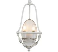 Elstead Lighting Applique murale Bradbury 2x40 W E14 blanche QZ-BRADBURY2-AWH