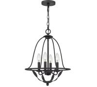 Elstead Lighting Bradbury lampe suspendue 4x40 W gris/cendre QZ-BRADBURY-4P-GK